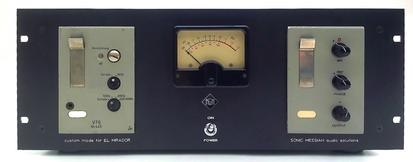 1x TAB V76 with VU meter, ramped 48V, polarity reverse, 235 to 220V conversion and gain control  ....